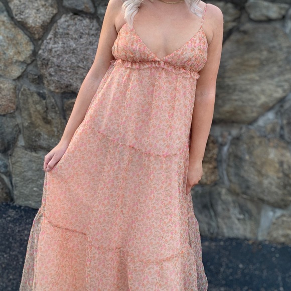 Zara Dresses & Skirts - Zara organza floral dress